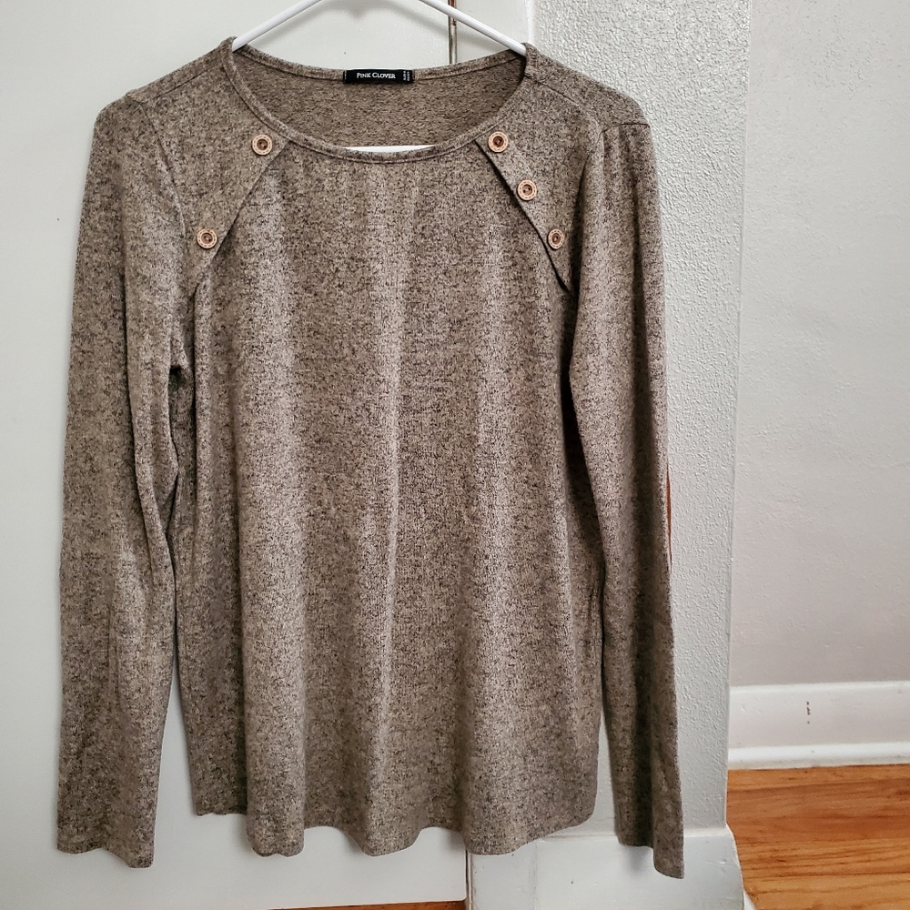 Pink Clover Sweater
